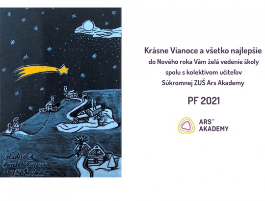 Vianočný pozdrav SZUŠ Ars Akademy